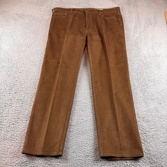 Orvis Men's Five Pocket Brown Corduroy Pants Size 40x30 Casual - Picture 1 of 8